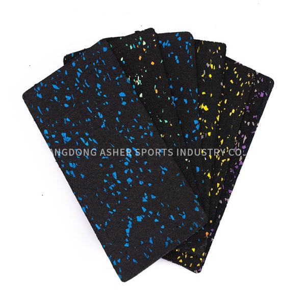 Quality Skid Proof Rubber Shock Absorbing Gym Flooring Noise Insulating Mat Type for sale