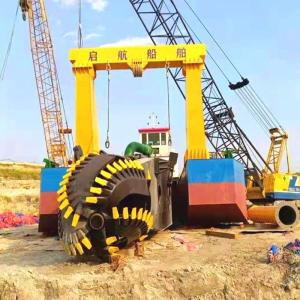 China Cyclone Type Hydrocyclone River Sand and Mud Hydraulic Suction Dredger with Cutter Head wholesale