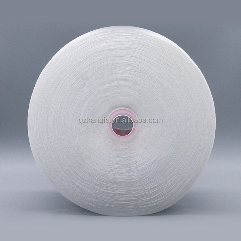 Manufacture Produce 1.25kg Raw White 60/2 Spun Polyester Yarn with Chemical Resistance