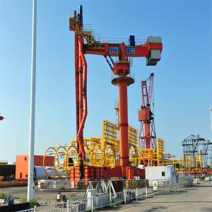 China 800 Tph Screw Ship Unloader Bulk Material Unloading From Vessel wholesale