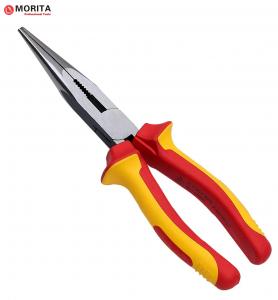 China High Hardness Insulated Snipe Nose Pliers VDE 6&quot; 8&quot; wholesale