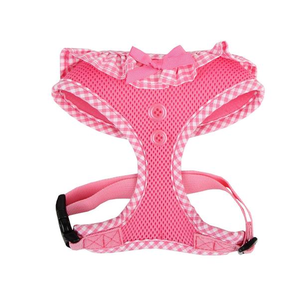 Air Mesh Nylon Dog Harness Cute Design Multiple Colors Comfortable Breathable