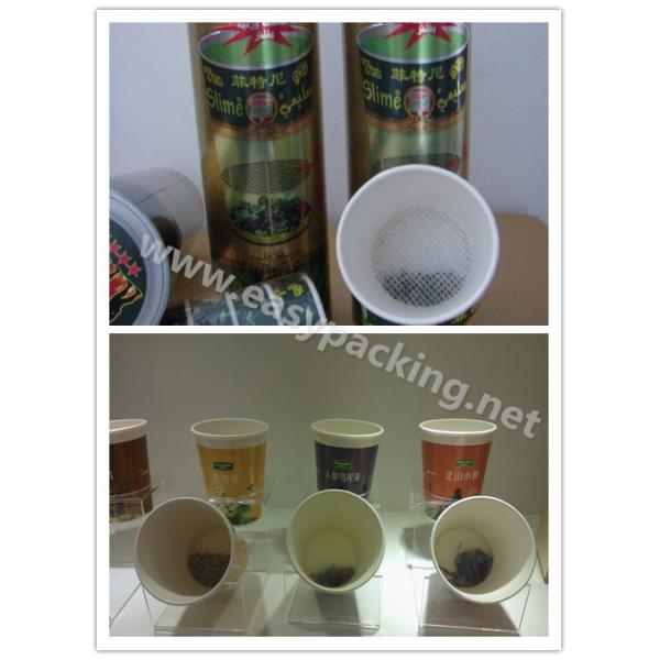 Automatic tea cup filling and packing machine