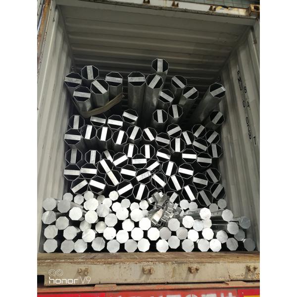 40FT 11900mm 3mm Thick Hot Dip Galvanized Octagonal Steel Pole