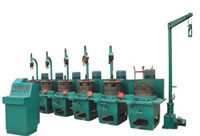Pulley Continuous Aluminium Wire Drawing Machine / Copper Wire Drawing Machine