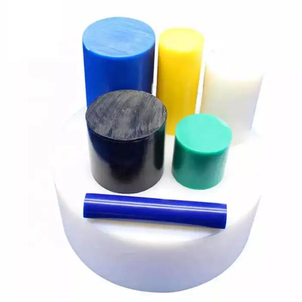 Colorful Extruded UHMW PE Polyethylene Rods High Hardness High Performance