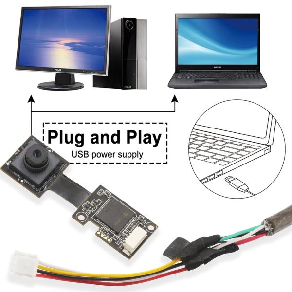 OEM 4K 8MP IMX415 Full HD H.264 USB Mini CMOS Camera Sensor Module for Robotics AI