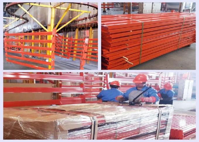 Narrow Aisle Pallet Racking Vna Racking System Customized Loading Capacity