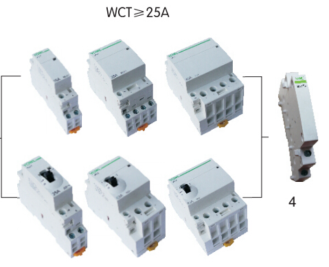 General 2 Phase 20a Electric Siemens WCT Contactor 220VAC OEM