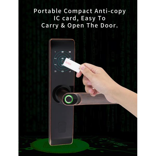 High Quality Fingerprint Tuya WiFi APP Smart Zinc Alloy Lock Door Lock For Apartment House