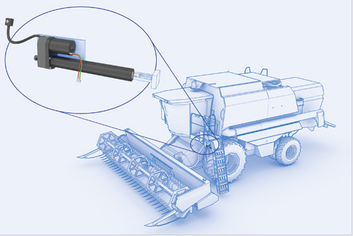 customized stroke linear actuator with heavy load, heavy duty linear actuator 12V/ 24VDC