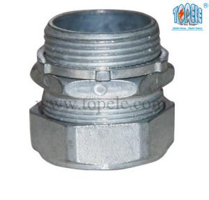 China ISO Certificate NPT Thread Zinc EMT Compression Connector wholesale
