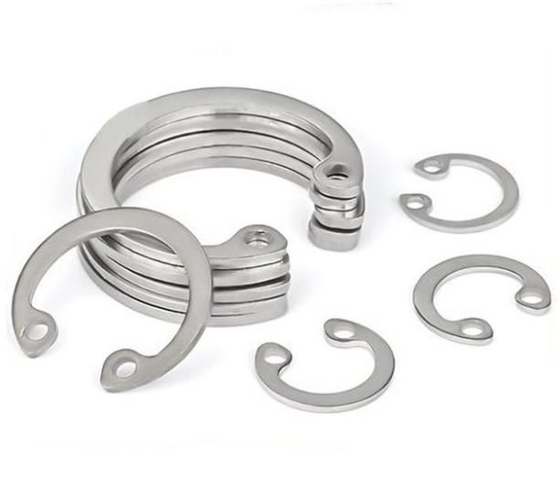 Stainless Steel Retaining Rings for M3M4M5M6M8M10M12M14M16M240M18M20M22M24M27 Sizes External and Internal Circlip Rings