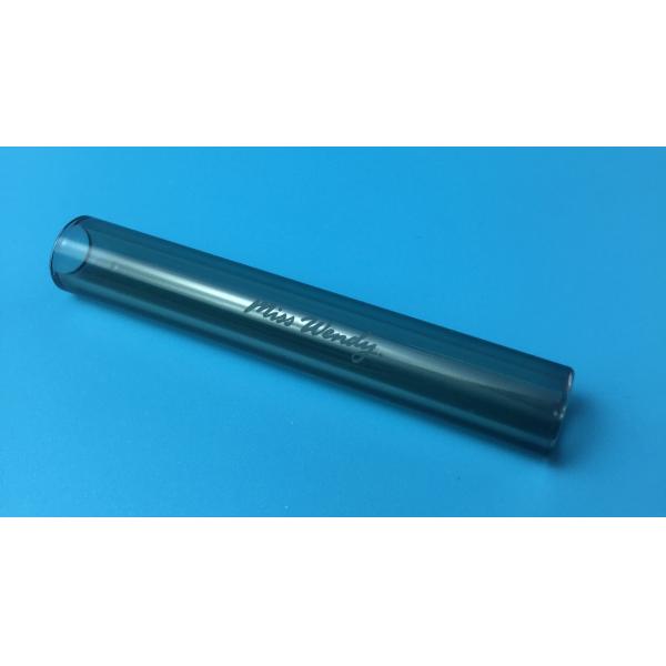 Transparent Black Borosilicate Glass Tube For Device Component With Laser Engraving