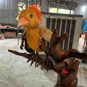 China Walking Animatronic Dinosaur Theme Park Confuciusornis Statue wholesale