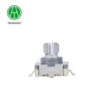 Contact Readout Short Handle 11cm Short Shaft Metal Encoder With Push Switch