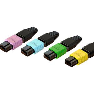 Excellent Interchangeability And Repeatability Ribbon Boot MPO Fiber Connector