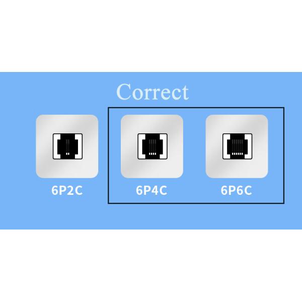 6 Core Pure Copper Flat Cable RJ12 Double-headed 6-core Telephone Cable