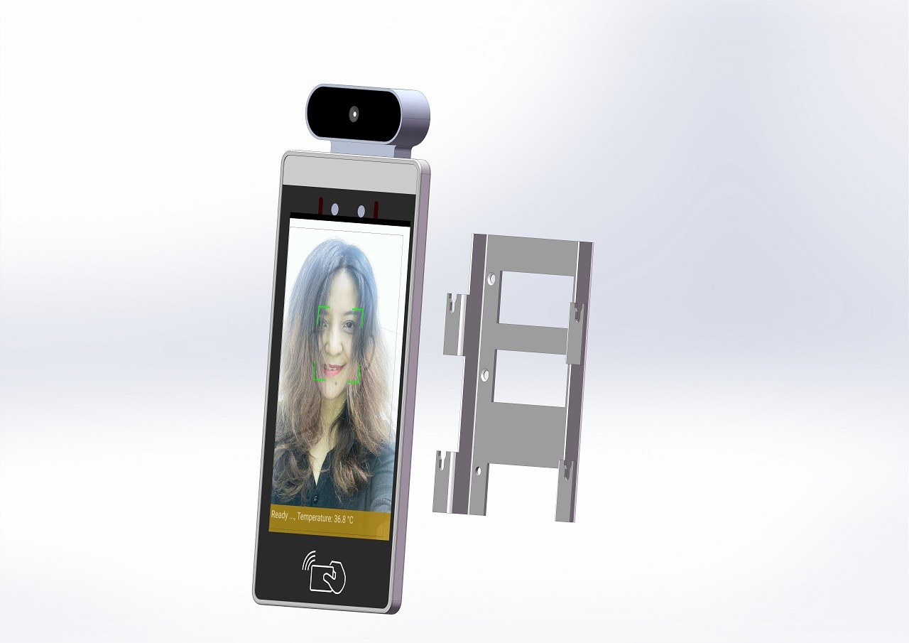 Customized Software 8 Inch Fever Screening Human Body Temperature Measurement Camera System