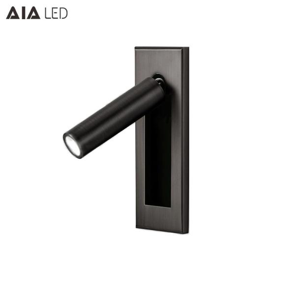 hotel led flexible arm bedside reading light/headboard wall light book/hotel wall reading light