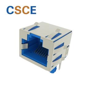 Single Port Shielded RJ45 Jack Retention Strength 7.7KG.F MIN Between Jack And Plug