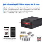 2D CMOS Mini Barcode Scanner Module Auto Sensing Scan Engine For Ticket Kiosk