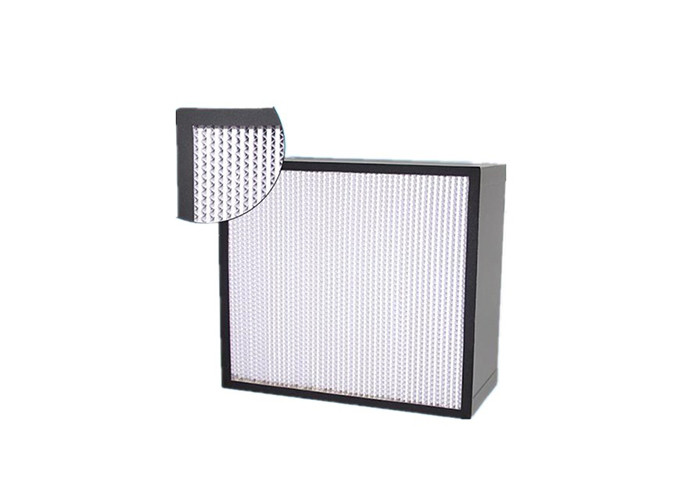 Fiberglass Deep Pleat Air Filter Replacement HEPA Panel Filter For Clean Room
