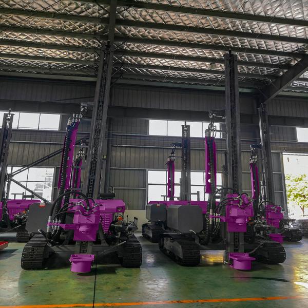 Pile Driver machine photovoltaic engineering construction crawler hydraulic drilling rig
