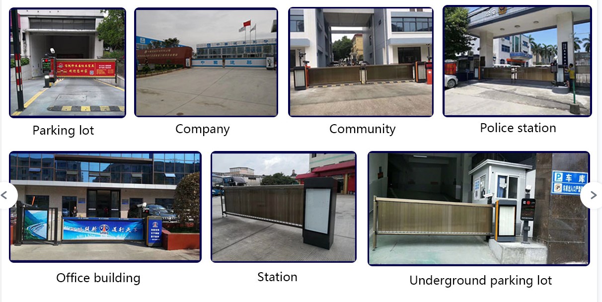 Insulation Class F Automatic Remote Control Flap Barrier Gate With Light