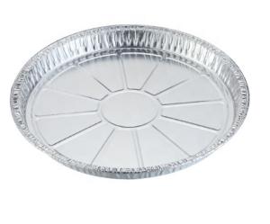 China Pizza Pan ISO9001 Plain 0.01mm Aluminium Food Tray wholesale