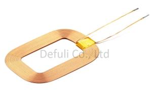 Qi Wireless Charging Receiver Coil For Phone Charger , Inductive Charging Air Core Coil
