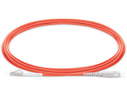 Simplex Duplex Fiber Optic Cable , LSZH Patch Cord CCTV Application