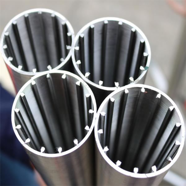 Cylinder Liquid 7mm Johnson Screen Filter , Stainless Steel Filter Element