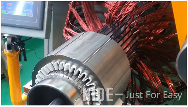 motor stator wire inserting machine.jpg Medium Motor Stator PLC Coil Inserting Machine For Industrial Motor