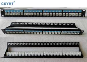 19'' STP/FTP Shield RJ45 24ports 1U Cat 5e, cat6,cat6A Blank Patch Panel
