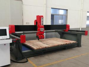 China Rotate 360 Degrees 45 Degrees Stone CNC Machines 5 Axis Vertical Horizontal Cutting Machine wholesale