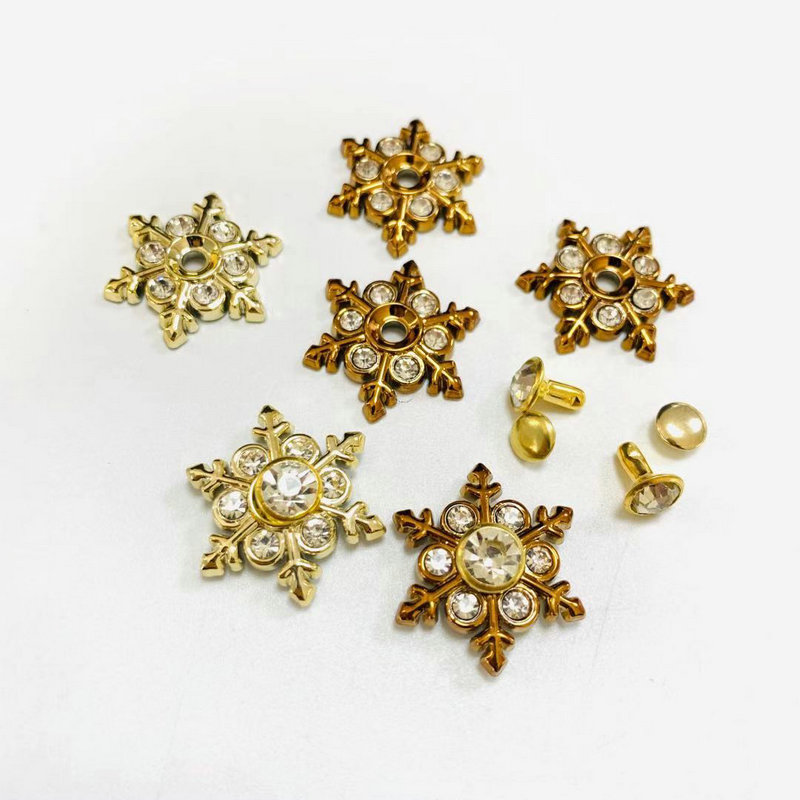2021garment accessory rhinestone decoration plastic rivet for women shoes