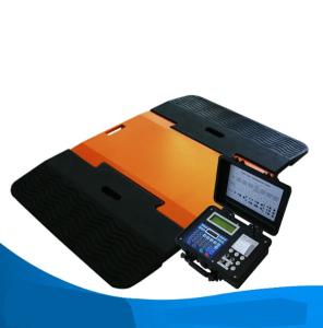 China Portable Axle 2 Pads Weighbridge Scale Stain Gauge Based With High Weighing In-motion Accuracy Light In Weight wholesale