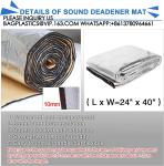 Car Heat Sound Deadening Insulation Mat, - 394 Mil 10.8 Sqft Automobile Sound