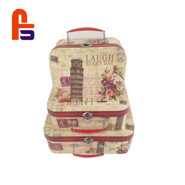 Quality High Durability Cardboard Suitcase Box Recyclable Materials Without Pollution for sale