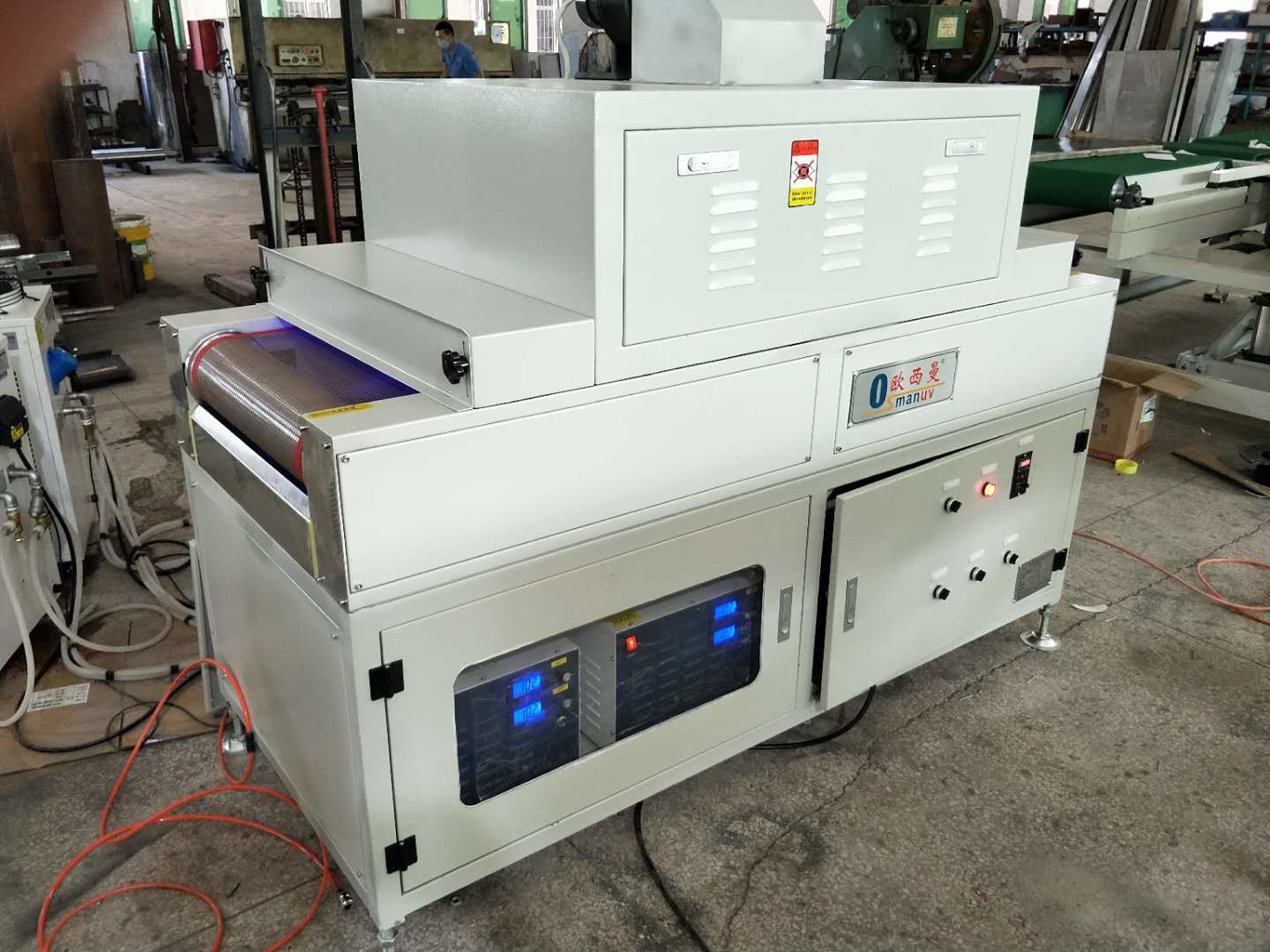 ISO9001 10m/Min UV LED Curing Machine / Uv Led Spot Curing System