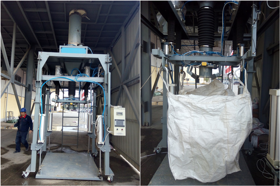 1.1KW Ton Urea Jumbo Bag Packing Machine For Fertilizer