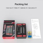 HABOTEST HT812 Network Cable Tester RJ11 RJ45 Dual-use Tester LED Status Display