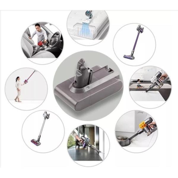 21.6V Replacement for Dyson Battery 2500mAh Li-ion Replacement Vacuum Cleaner Battery V6 V8 V10 Dyson V6 Battery