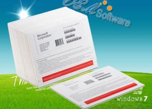 China Factory Sealed Windows 7 Professional Box English / Spanish / French Language wholesale