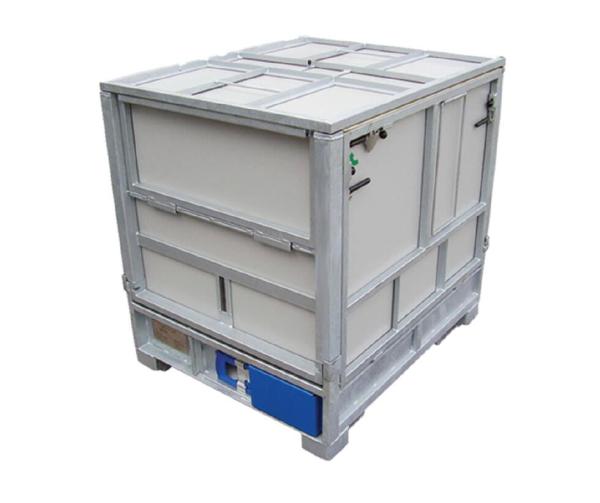 Quality Square Ibc Tote Container / Collapsible Ibc Container 165KG Gross Weight for sale