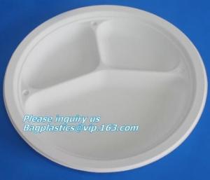 China round eco friendly corn starch plates restaurant disposable plates,Safe product biodegradable salad plate biodegradable wholesale