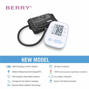 Electronic Sphygmomanometer Upper Arm BP Monitor Portable