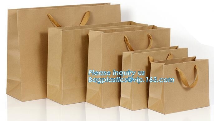 Customized Cut Printed Coated Paper Shopping Bag with Matt Lamination,rope handle custom logo printed white paper bag