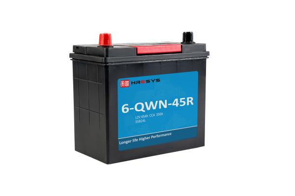 Quality 45AH Flooded Deep Cycle Battery , 12v Lithium Ion Car Battery Anti Extrusion for sale